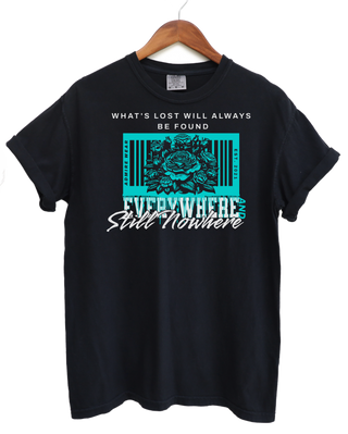 Lost and Found Heavyweight Tee - Black