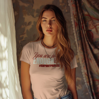 You Are Always Enough Tee - Peach