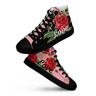 Roses Of Hope High Top Shoes