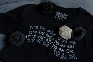 It's Ok Not To Be OK Tee - Black