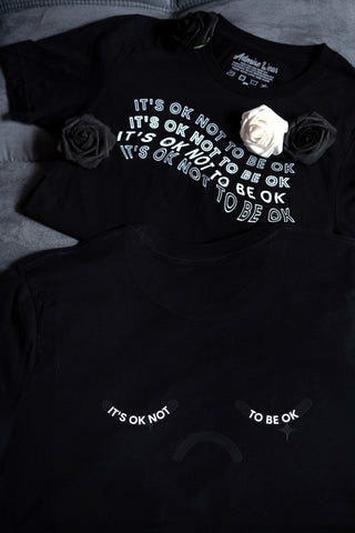 It's Ok Not To Be OK Tee - Black