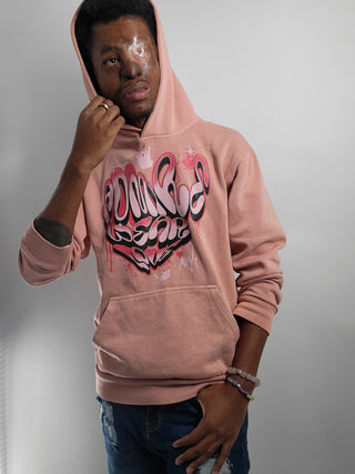 Admire Wear Love - Salmon Pink Hoodie