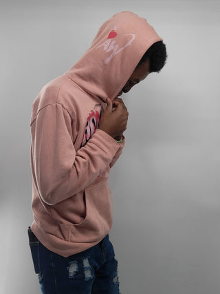 Admire Wear Love - Salmon Pink Hoodie