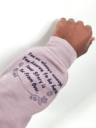 Maintaining Sobriety Hoodie - Pastel Purple