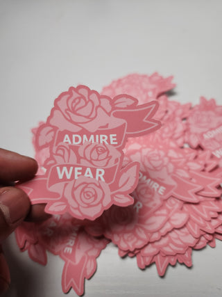 Admire Wear Pink Rose Logo