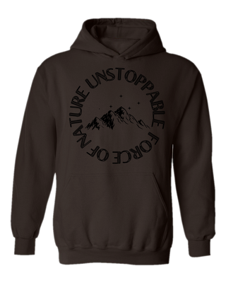 Force of Nature Brown Hoodie