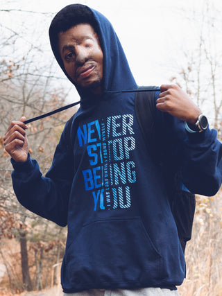 NEVER STOP BEING YOU - Navy