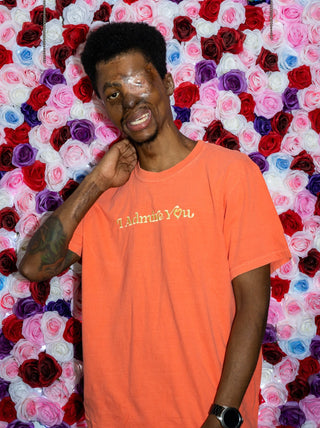 I Admire You Heavyweight Tee - Salmon