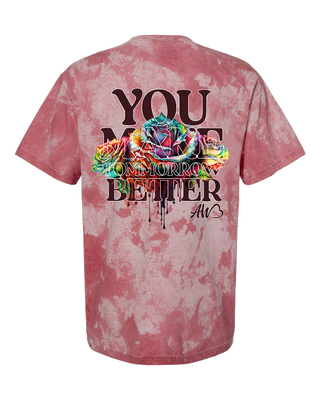 Thank You For Staying Tee - Crimson
