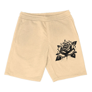 Tears into Roses Logo Shorts - Tan