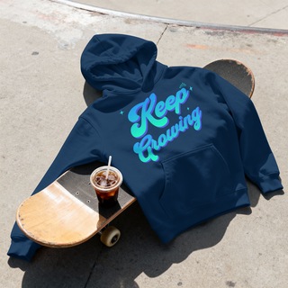Keep Growing - Indigo Blue Hoodie