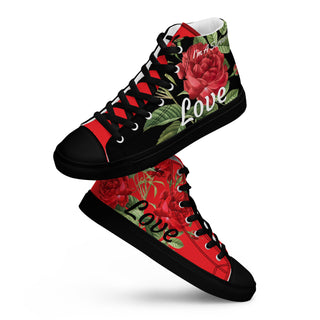 Roses Of Hope High Top Shoes