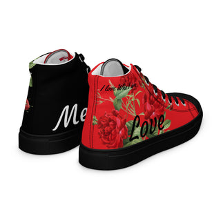 Roses Of Hope High Top Shoes