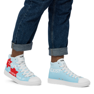 AW Chicago Blue Men’s High Top Shoes