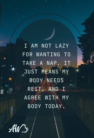 I Am Not Lazy Poster