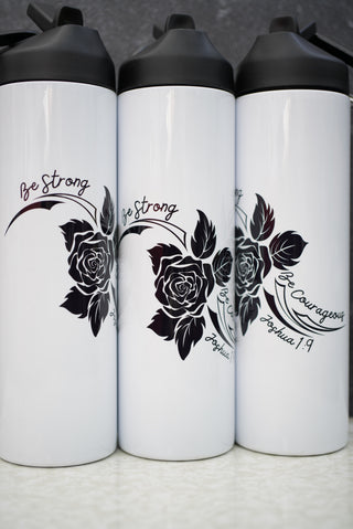 Joshua 1:9 Tumbler Water Bottle