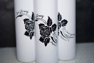 Joshua 1:9 Tumbler Water Bottle