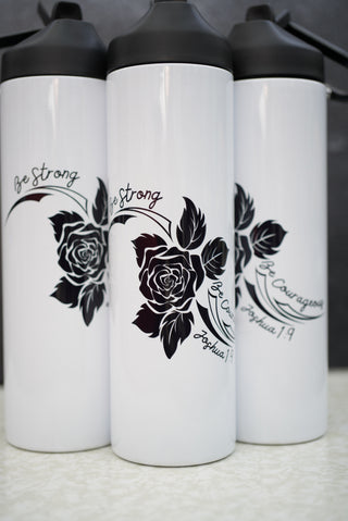 Joshua 1:9 Tumbler Water Bottle