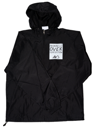 Progress Over Perfection Rain Jacket