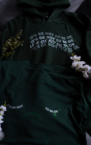 It's Ok Not To Be OK Tee - Green