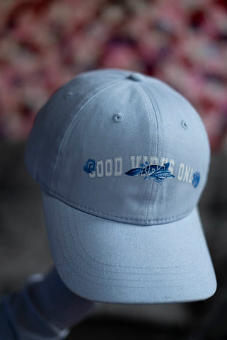 Good Vibes Only Dad Hat - Sky Blue